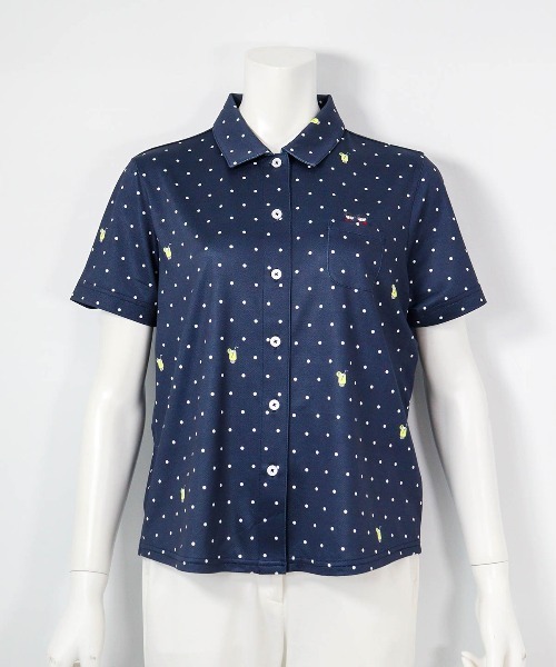 Picone CLUB（ピッコーネクラブ） tシャツ 半袖 速乾 ドリンクドット柄