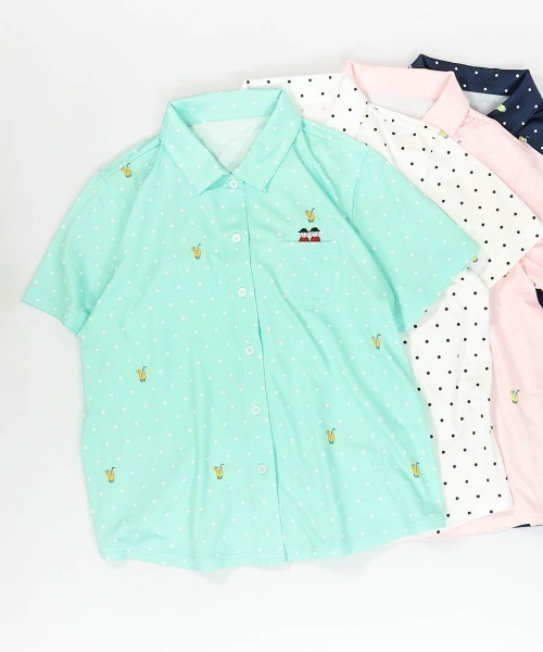 Picone CLUB（ピッコーネクラブ） tシャツ 半袖 速乾 ドリンクドット柄