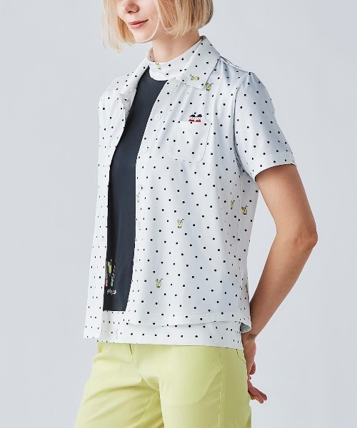 Picone CLUB（ピッコーネクラブ） tシャツ 半袖 速乾 ドリンクドット柄