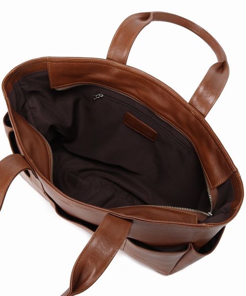 「SEEKER」 トートバッグ FREE キャメル メンズ_画像3