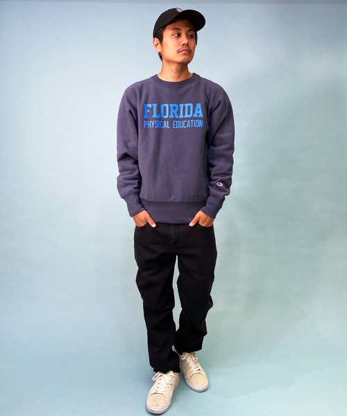 「Champion」 スウェットカットソー L ブラック メンズ_画像4