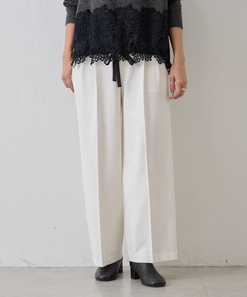 「BEARDSLEY」 パンツ 1 ホワイト レディース_画像7