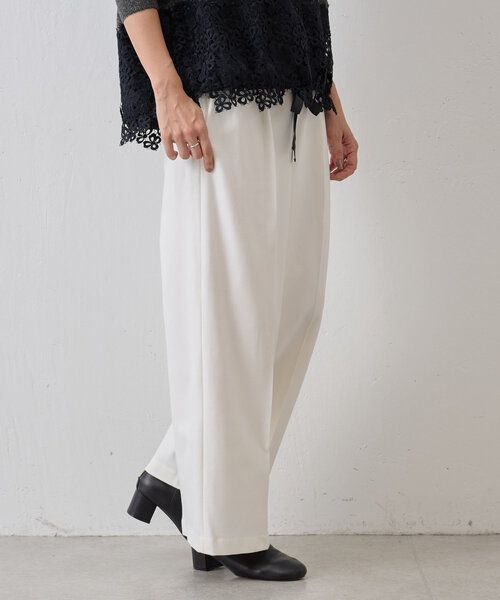 「BEARDSLEY」 パンツ 1 ホワイト レディース_画像8