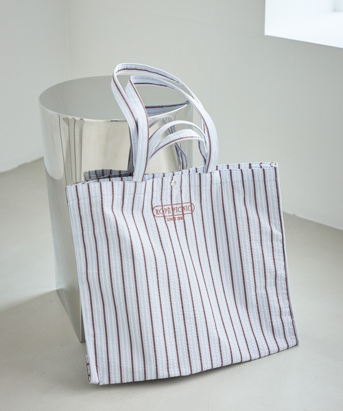 ROPE' PICNIC（ロペ ピクニック） トートバッグ ストライプビッグ