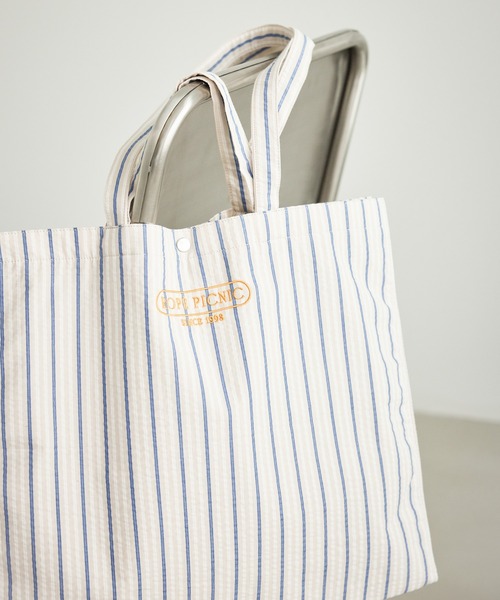 ROPE' PICNIC（ロペ ピクニック） トートバッグ ストライプビッグ