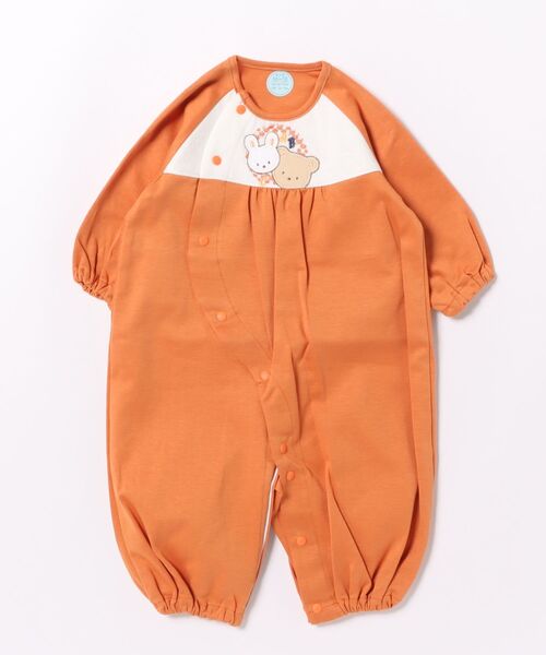 nino（ニノ） ベビー服 ロンパース 新生児ベビードレス うさぎとくま