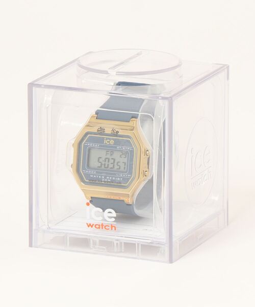 「ICE WATCH」 デジタル腕時計 - ブラック×シルバー レディース_画像4