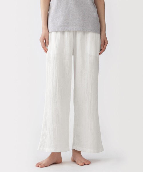 無印良品(MUJI) パジャマ ルームウェア 婦人 楊柳ガーゼ ロング 無印良品(MUJI) パジャマ ルームウェア 婦人 楊柳ガーゼ ロング
