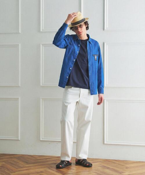 TAKEO KIKUCHI（タケオキクチ） シャツ 「BOWLER HAT LABEL」T