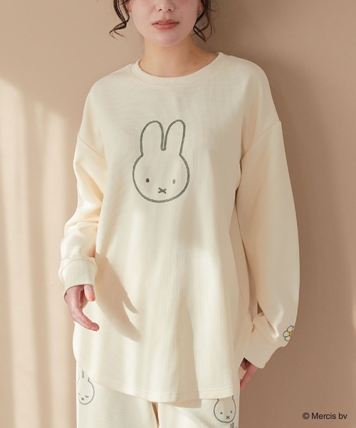 ルームウェア・パジャマ mimi Miffy》ふわふわパイル ミッフィー 半袖 ルームウェア パジャマ