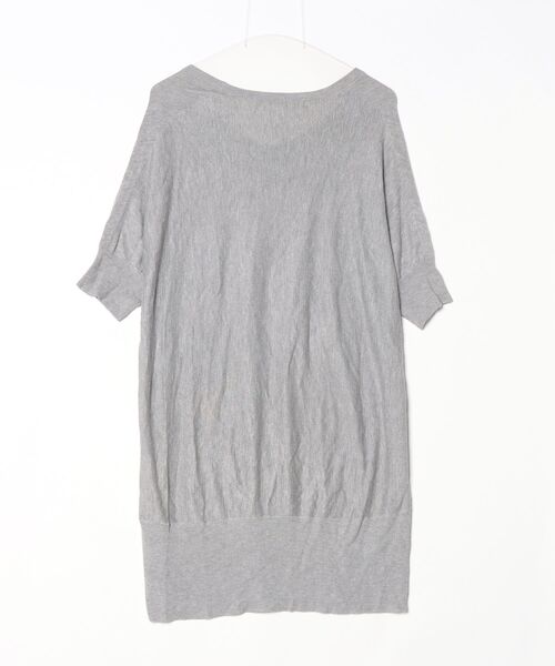 「blanc basque」 ニットワンピース 38 グレー レディース_画像2