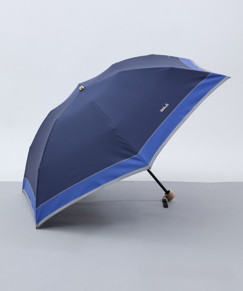 【新品】agnes b アニエス ベー 晴雨兼用折りたたみ傘 agnes b.（アニエスベー） 折りたたみ傘 折り畳み バイカラー 雨傘