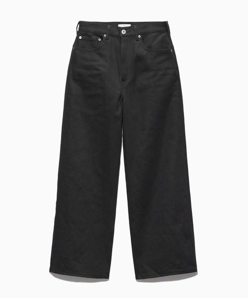 earlブラックワイドパンツ HARE（ハレ） ワイドパンツ ジーンズ 「NARRIL」KUROKI DENIM WIDE