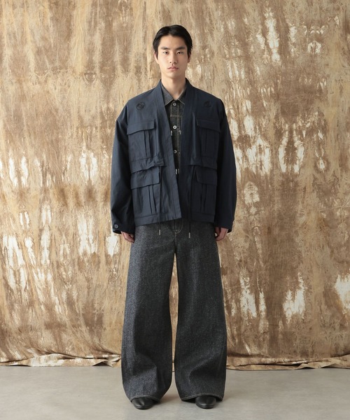 HARE（ハレ） ワイドパンツ ジーンズ 「NARRIL」KUROKI DENIM WIDE 