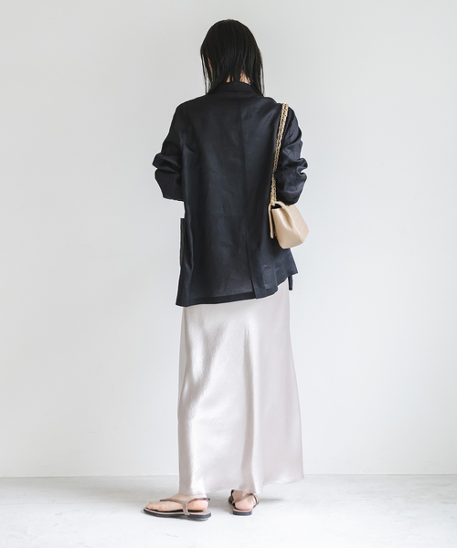 「NOBLE」 ジャケット 36 サックスブルー レディース