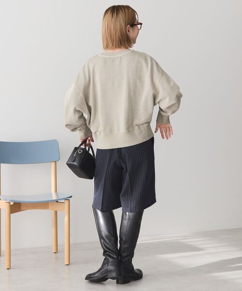 「AMERICAN HOLIC」 スウェットカットソー L グレイッシュベージュ レディース_画像5