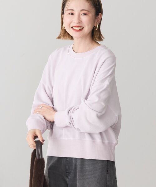 「AMERICAN HOLIC」 スウェットカットソー L グレイッシュベージュ レディース_画像6