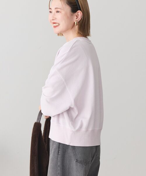 「AMERICAN HOLIC」 スウェットカットソー L グレイッシュベージュ レディース_画像9