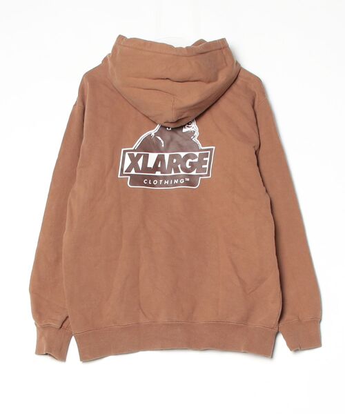 XLARGE（エクストラ ラージ） プルオーバーパーカー MEDIUM ブラウン 