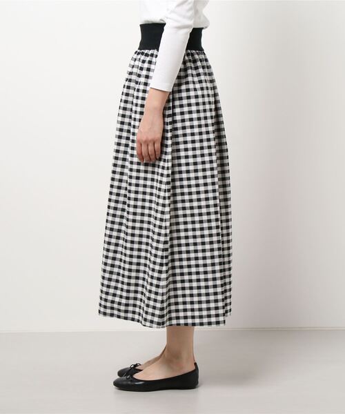 「To b. by agnes b.」 フレアスカート 38 レッド レディース_画像4