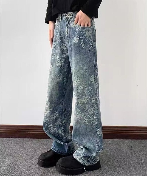 「FreeZone」 デニムパンツ S ブルー メンズ_画像5