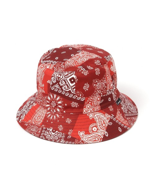 ⑥ used hat ハット リバーシブル 柄 帽子 niko and…（ニコアンド） 帽子 ハット リバーシブルバンダナ柄ハット