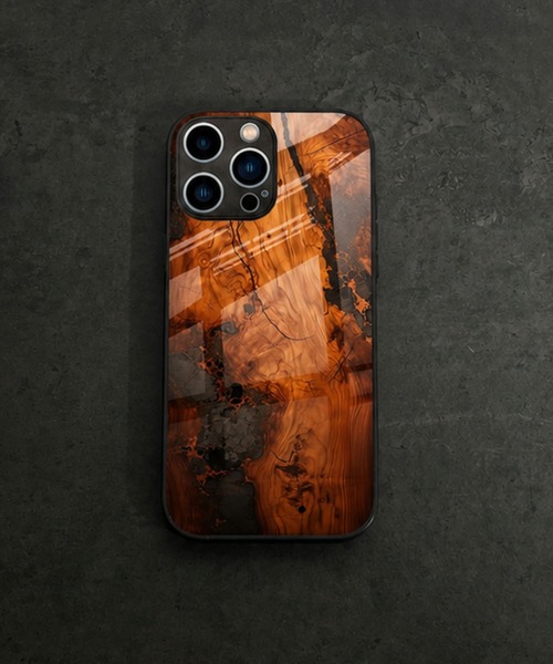 CALIFORNIA OUTFITTERS スマホケース 4E43-SZ ナチュラルウッド