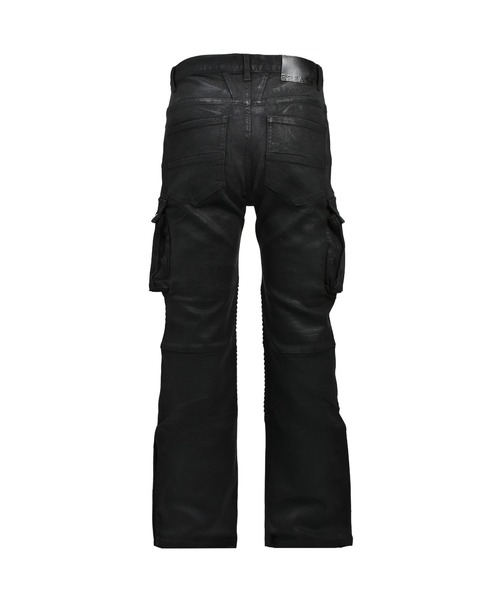 カーゴパンツ COATING SLIM BIKER CARGO PANTS メンズ レディースの画像