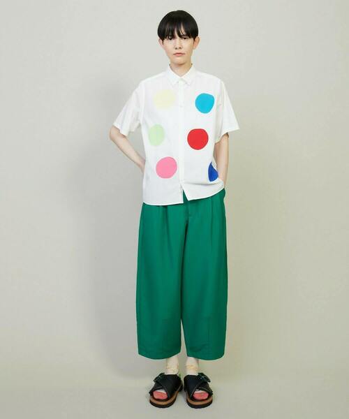 「FRAPBOIS」 半袖シャツ 2 ブラック レディース_画像8