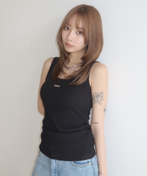 JOSE MOON（ジョゼムーン） タンクトップ ノースリーブ RIB TANK