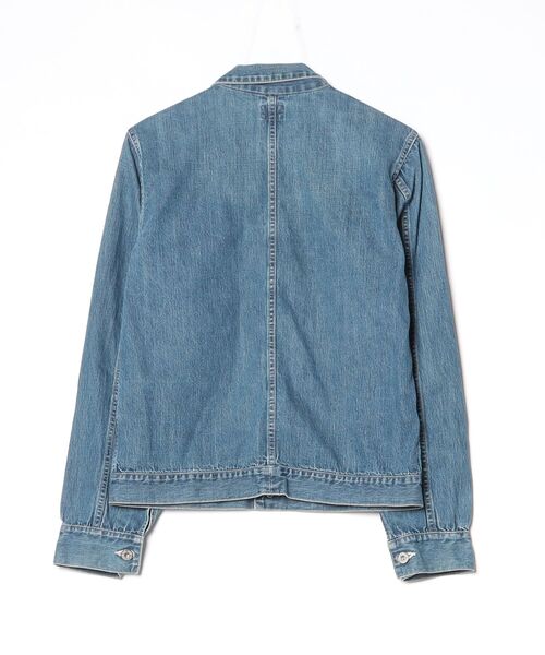 「TENDERLOIN」 T-RIP JKT DENIM ロゴワッペン デニム カバーオール X-SMALL ブルー メンズ_画像2