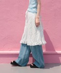 スカート INDIAレースエプロンスカート 6...の詳細画像4