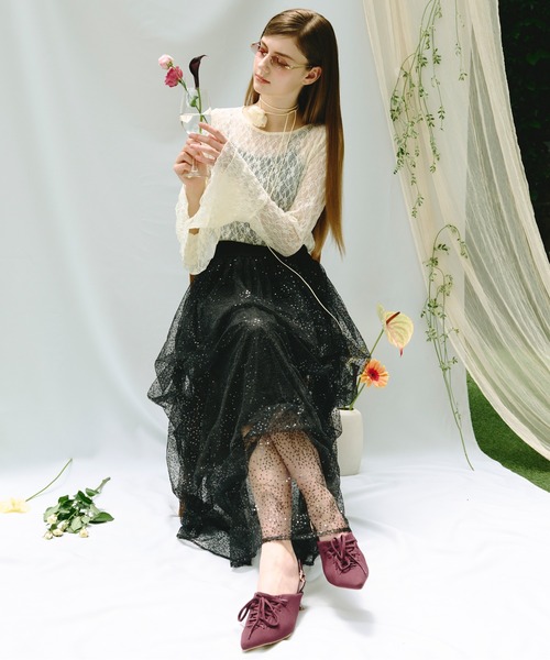「loin nuit」 パンプス LARGE ブラック レディース_画像9
