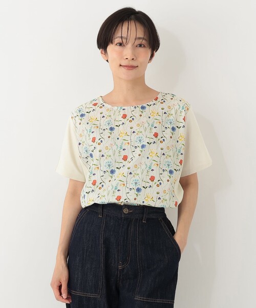 Afternoon Tea（アフタヌーンティー） tシャツ 半袖 切替プルオーバー