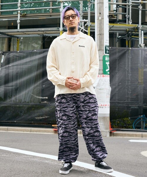 「Subciety」 長袖シャツ LARGE ホワイト メンズ_画像7