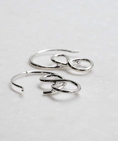 「sowi」 ピアス（両耳用） フリ- シルバー レディース_画像7