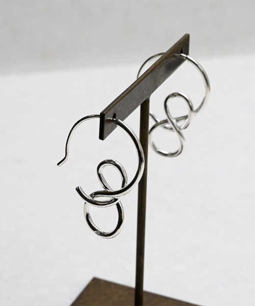 「sowi」 ピアス（両耳用） フリ- シルバー レディース_画像8