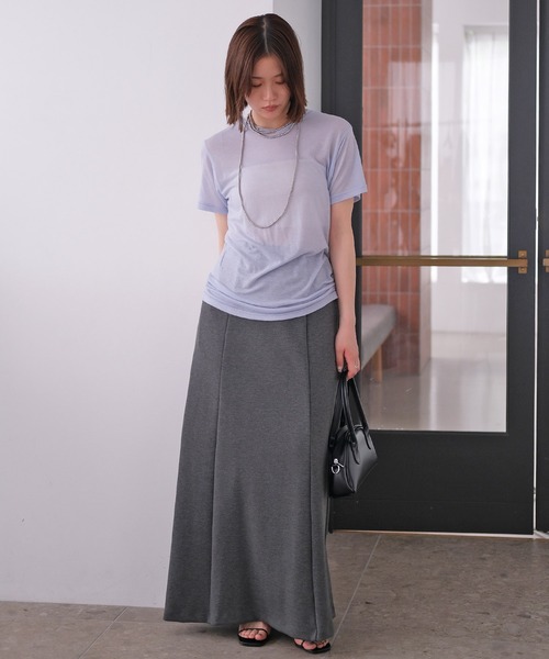 「AKTE」 半袖Tシャツ FREE ブラウン レディース_画像9