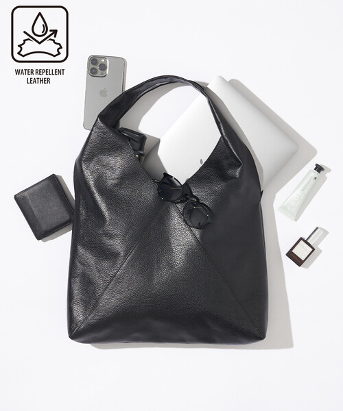 極美品✨Firsthand トライアングルトートバッグ レザー ブラック Firsthand（ファーストハンド） トートバッグ Leather Triangle Marche