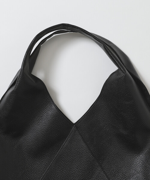 極美品✨Firsthand トライアングルトートバッグ レザー ブラック