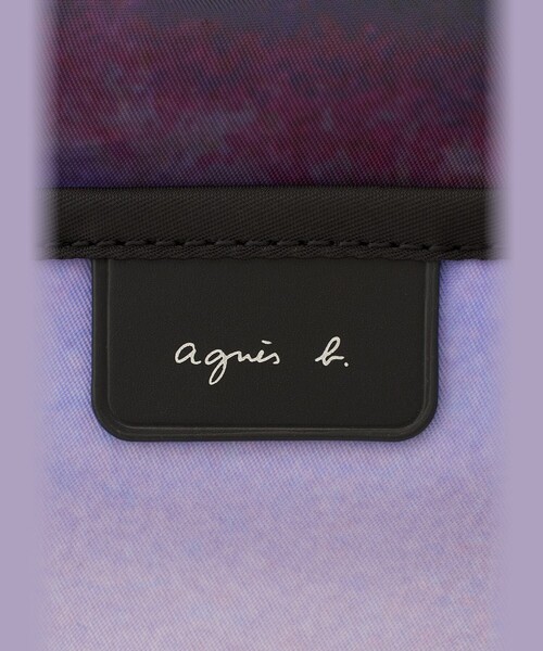 agnes b.（アニエスベー） ボストンバッグ フォトプリント ナイロン