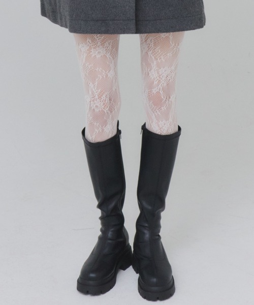ロング ブーツ 極美脚ストレッチロングブーツ レディース