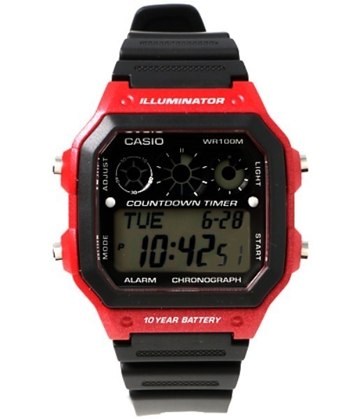 CASIO AQ-810 電卓　時が鳴る新電卓　アラコン　カシオ　時計　タイマー Amazon.co.jp: CASIO腕時計 カシオ チプカシ アナデジ表示 丸形