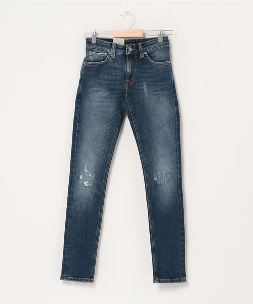 【新品】50%OFF ヌーディージーンズSKINNY LIN W30ライトブルー Nudie Jeans（ヌーディージーンズ） ジーンズ Skinny Lin Aged Indigo