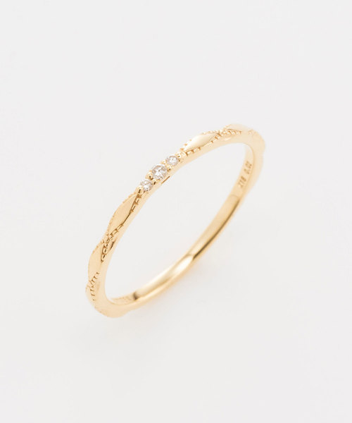 ジュピター jupiter ベーシックウェーブリング 9号 18金 k18