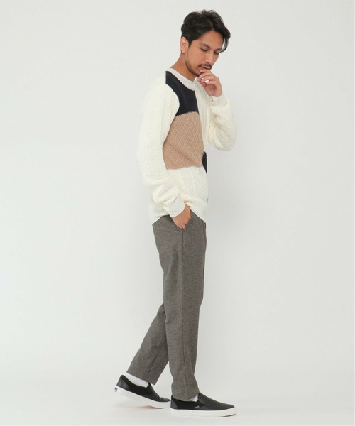 ikka（イッカ） パンツ 起毛ジャガードパンツ メンズ : ZOZOTOWN Yahoo