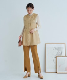 RUIRUE BOUTIQUE セットアップ カラーツイードジレ＆スリム