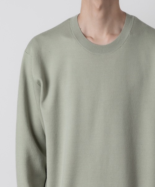 ATTACHMENT セーター ニット ウール×ポリエステル ダブルフェイス