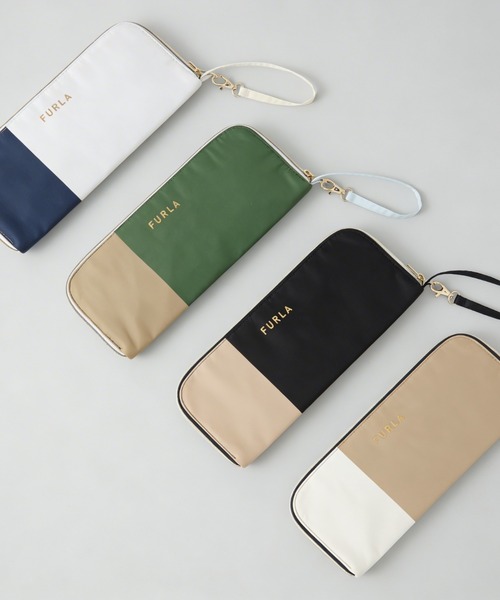 FURLA（フルラ） 日傘 折りたたみ傘 折り畳み 吸水ポーチ 吸水傘袋