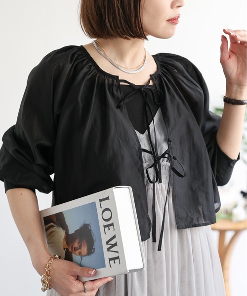 ap retro ブラウス シャツ シアーブラウス/オーガンジーシアートップス